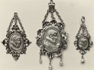 Medaillen mit Bildnis des Kurfürsten Johann Georg I. von Sachsen