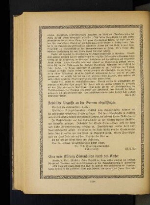 Feindliche Angriffe an der Somme abgeschlagen.