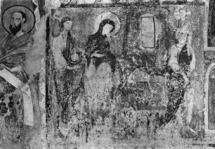 Freskenzyklus der Burgkapelle — Fresken der Südwand: Szenen aus dem Neuen Testament — Flucht nach Ägypten