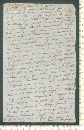 Brief von Charles de Chamisso an Adelbert von Chamisso