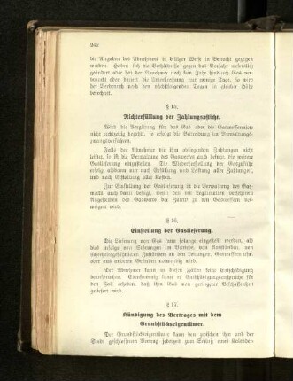 § 15. Richterfüllung der Zahlungspflicht.