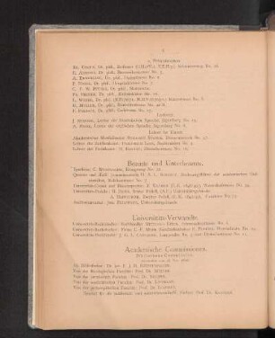 Academische Commissionen.