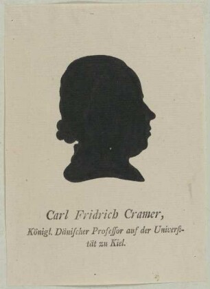 Bildnis des Carl Friedrich Cramer