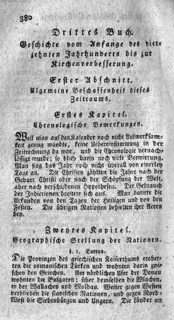 Drittes Buch. Geschichte vom Anfange des vierzehnten Jahrhunderts bis zur Kirchenverbesserung
