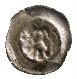 Münze, Hohlpfennig, 14.Jh./15.Jh