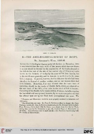 Egypt Exploration Fund, [2]: Archeological Survey of Egypt: Work 1892-93