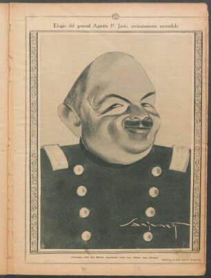 Elogio del general Agustín P. Justo, recientemente ascendido