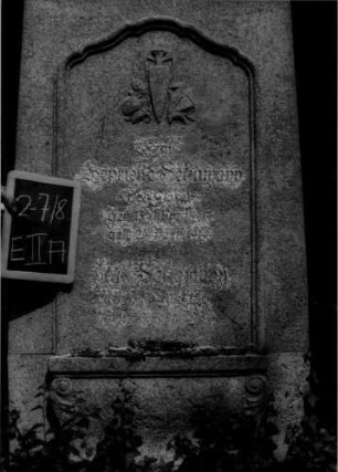 Grabstein E II A/2/7/8 (Detailaufnahme)
