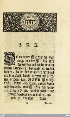 Leichenpredigt : Vorrede. Leichen-Text. Eingang. Abhandlung. Anwendung.