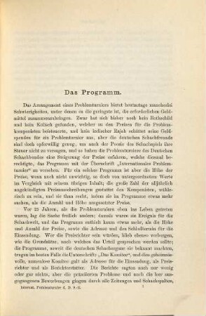 Das internationale Problemturnier des deutschen Schachbundes Nürnberg 1883 : eine Auswahl von 118 der schönsten Probleme, nebst dem Urteil und dem kritischen Bericht der Preisrichter