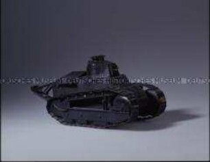 Modell leichter Panzer (Char Légére) Renault M. 17 F.T. (männlich), Maßstab 1:15