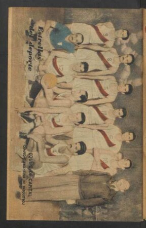 Equipo de Capital (campeón argentino de basquetbol) - [Fotografía] : Estrellas del deporte
