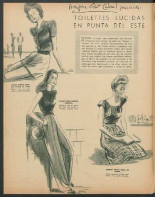 Josefina Vivot Cabral presenta: Toilettes lucidas en Punta del Este