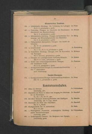 Kunstwissenschaften.
