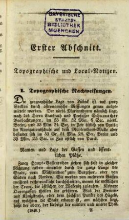 Lübeckisches Adressbuch. 1840, 1840
