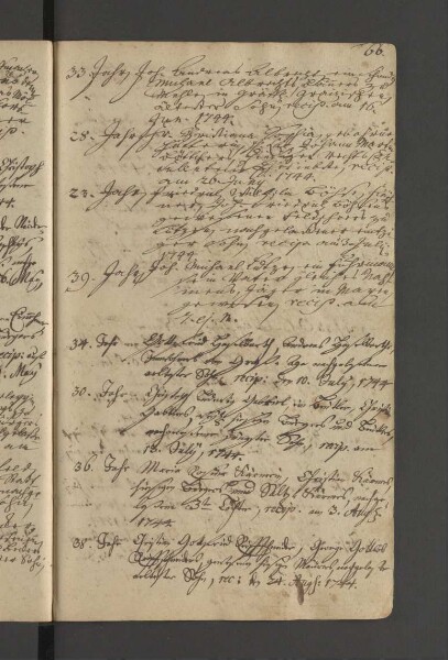Bürgerbuch der Stadt Zeitz - 1701-1801