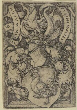 Wappen mit dem Hahn