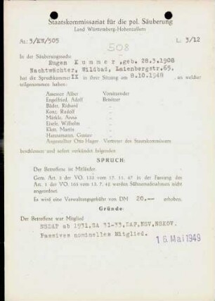 Kummer, Eugen