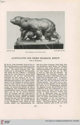 31: Ausstellung der Freien Secession, Berlin