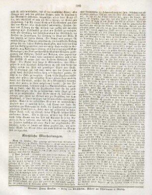 588 Kirchliche Mittheilungen