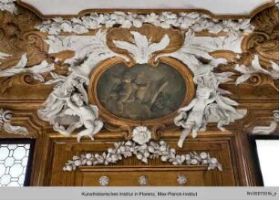 Kartuschen mit Evangelistensymbolen : Kartusche mit Markuslöwen