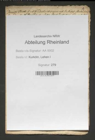 Schriftstücke aus dem Rechtsstreit Adam Ingenhoven gegen Frhrn. v. Walbott zu Bassenheim