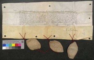 Kardinal Jordanus erteilt der Kirche in Hausen einen Ablaß von vierzig Tagen.