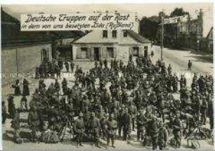 Deutsche Soldaten im besetzten Lida