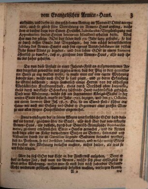 Kurze Nachricht vom Evangelischen Armen-Haus in Augspurg, 1752.