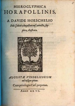 Hieroglyphica Horapollinis