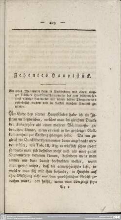 Zehentes Hauptstück