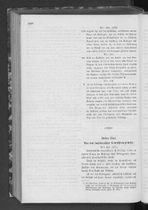 Dritter Titel. Von dem kaufmännischen Commissionsgeschäfte.