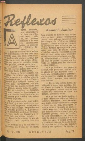 Reflexos : [Pequena novela]