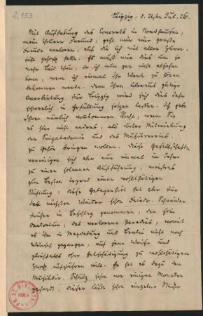 Brief an Louis Spohr : 21.07.1826