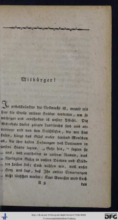 Mitbürger!