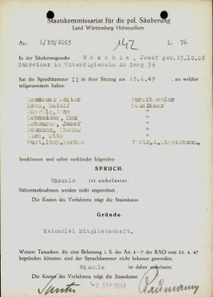 Wäschle, Josef