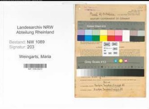 Entnazifizierung Maria Weingarts , geb. 18.01.1922 ()