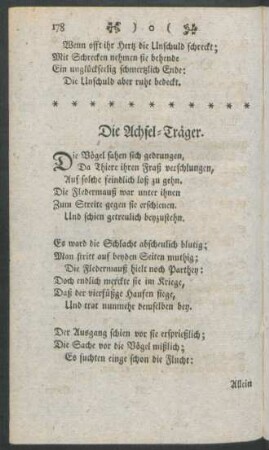 Die Achsel-Träger
