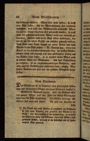66-79, Das Blutspeyen