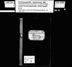 Regimentsstab: Mannschaften 1901-1914