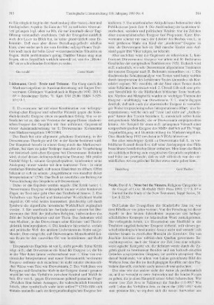 313-314 [Rezension] Texte und Träume