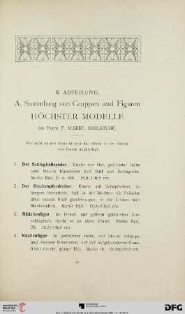 II. Abteilung (Nr. 1-343)