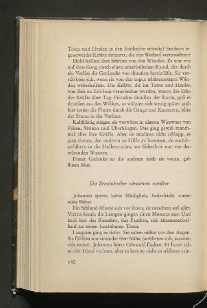 Ein Benzinkocher schwimmt vorüber