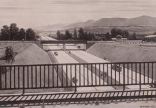 Rosenheim, Autobahn, Gemälde