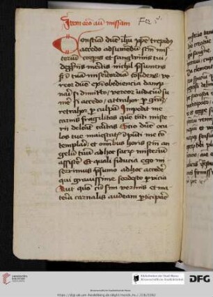 Oratio ante missam