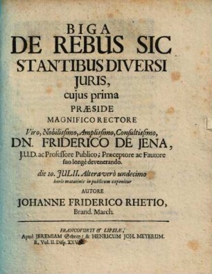 Biga De Rebus Sic Stantibus Diversi Iuris