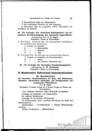 40. Die Geologie der deutschen Schutzgebiete mit besonderer Berücksichtigung der nutzbaren Lagerstätten