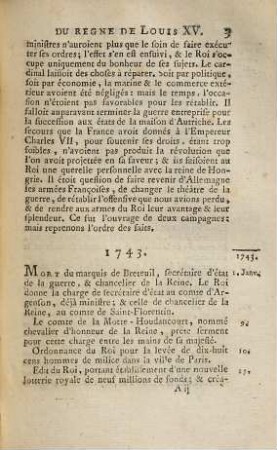 Journal historique, ou fastes du règne de Louis XV, surnommé le Bien Aimé, 2
