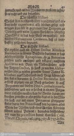 Die fünffte Histori.