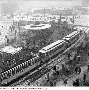 Dresden - Schneetreiben